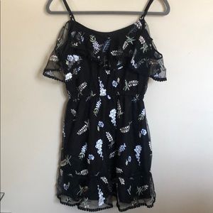 Off the shoulder BB Dakota romper